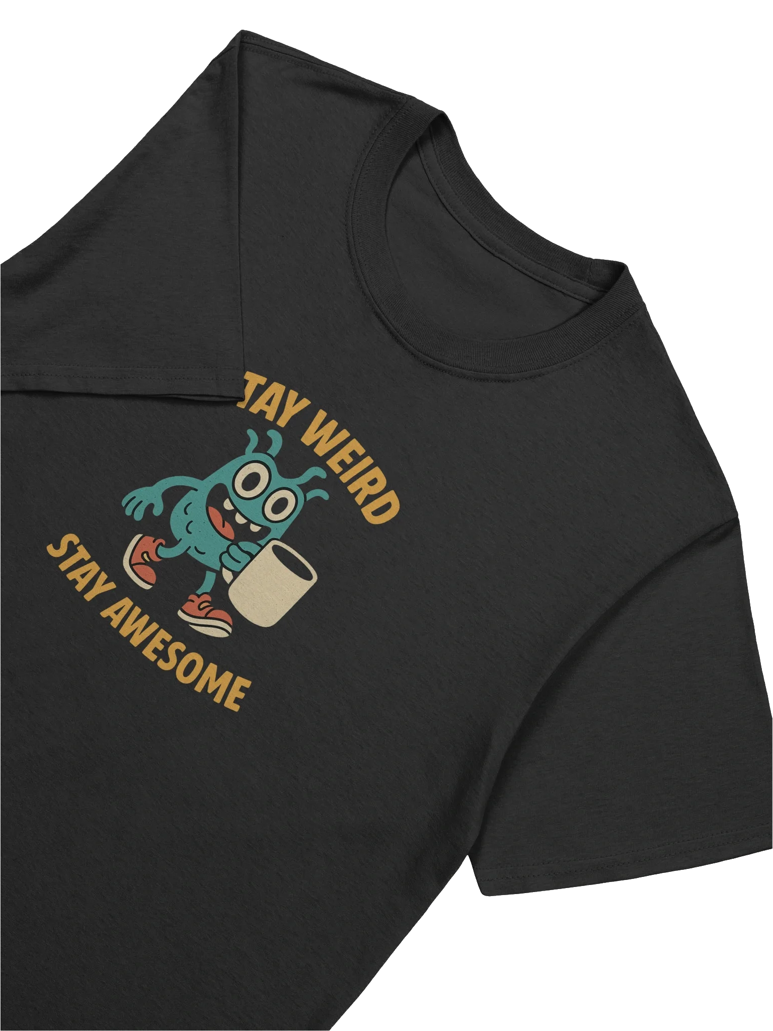 Cartoon Coffee Monster Tee (Unisex) product image (7)