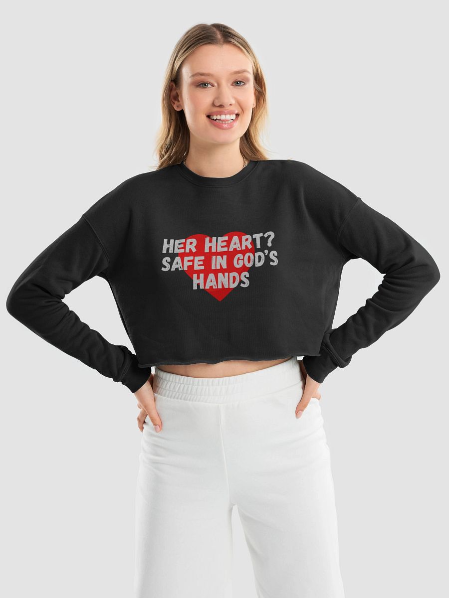 God's Heart Women's Crop Sweatshirt product image (18)