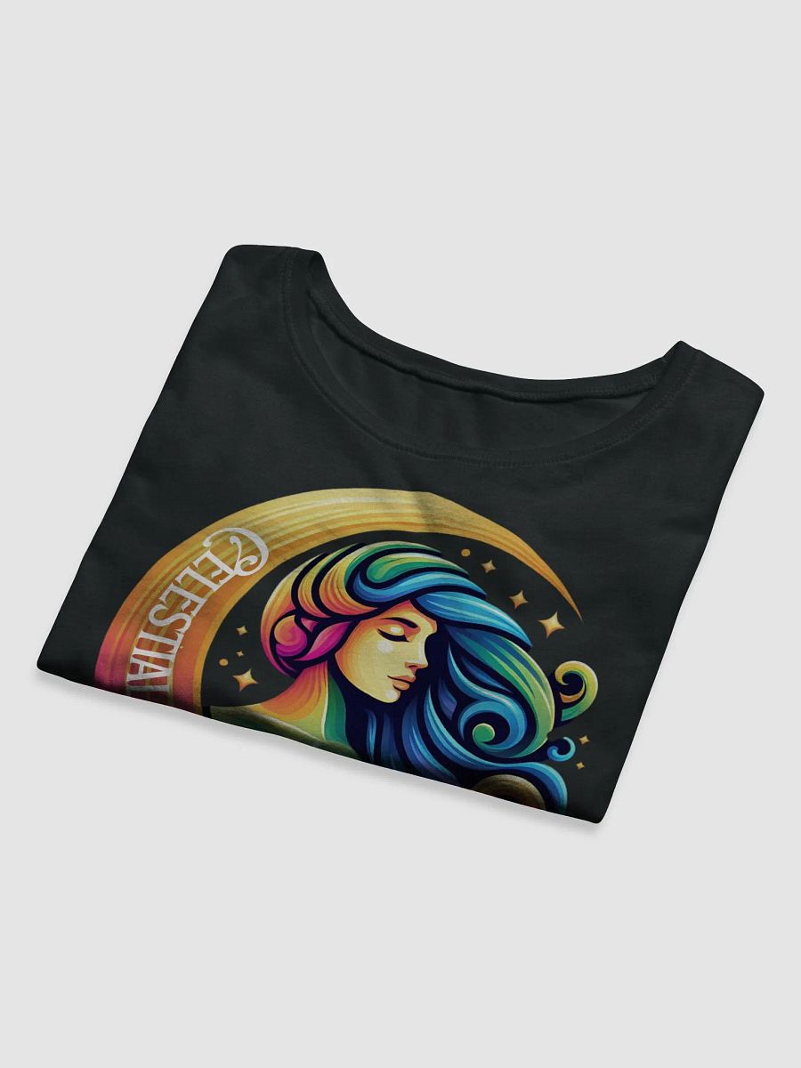 Celestial Crescent Moon Crop Tee product image (5)