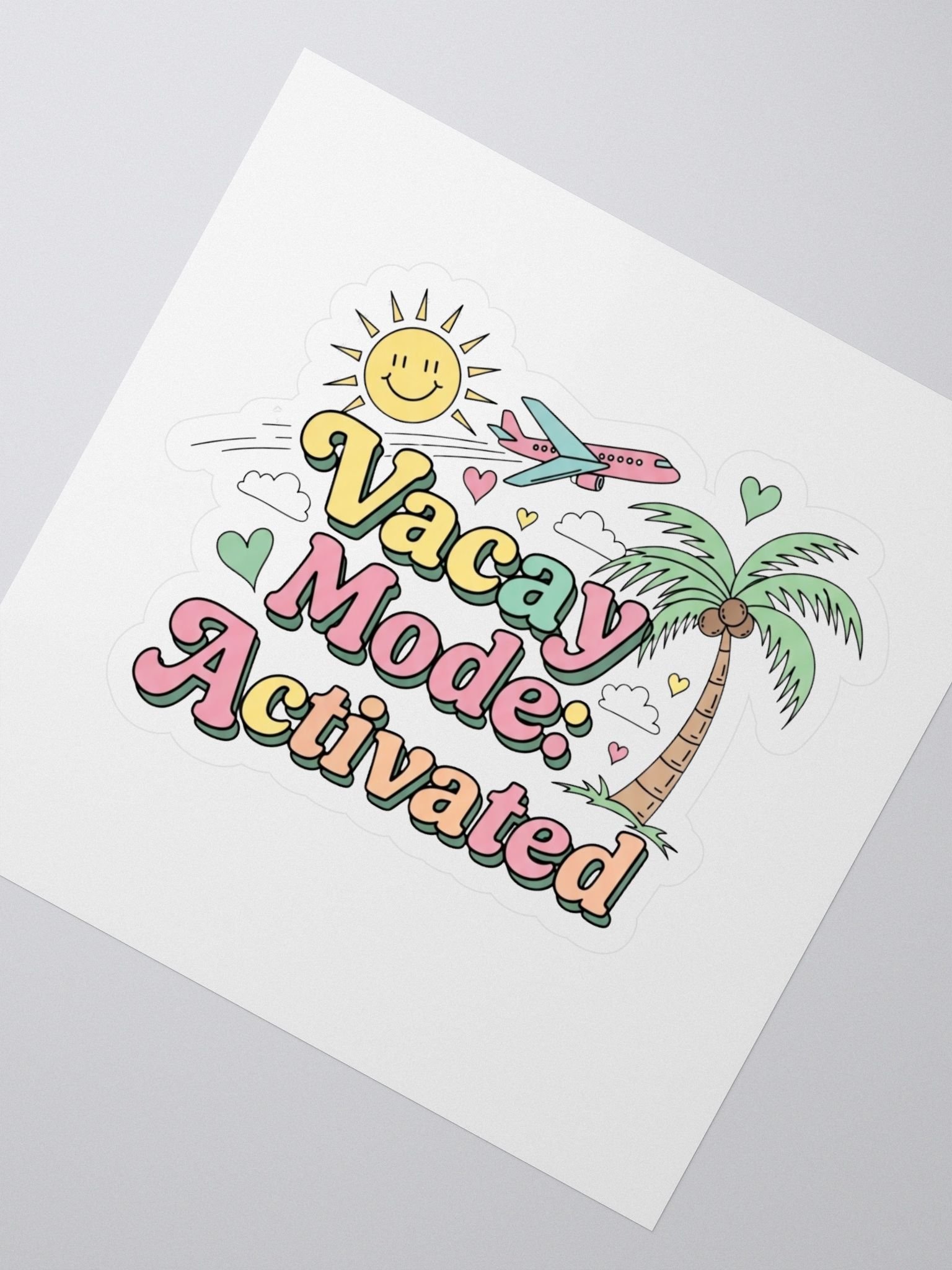 Vacation Mode Sticker – Vacay Activated Fun product image (2)