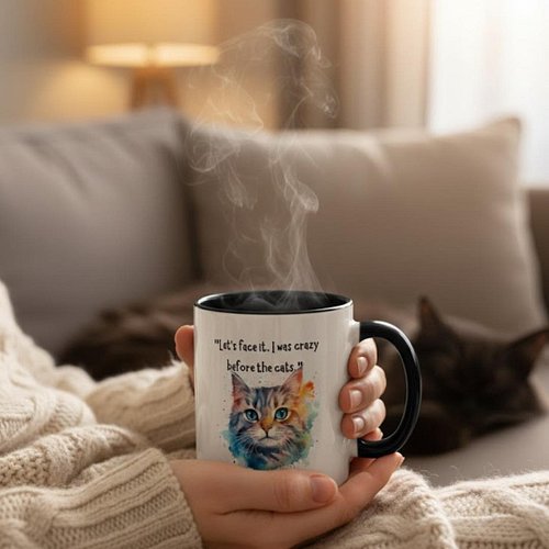 ☕🐾 When life gets chaotic… there’s always cats (and tea). 🐾☕
Meet your new favourite cosy companion — our Meow Crazy Before C...
