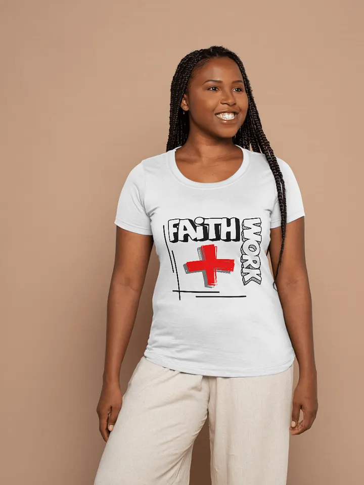 Faith Work White - Stanley/Stella Organic Cotton T-Shirt product image (2)