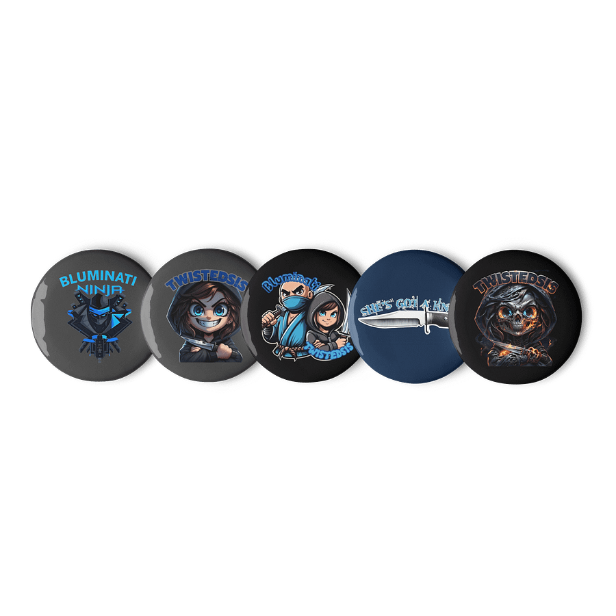 Blu and Twisted Pin set product image (1)