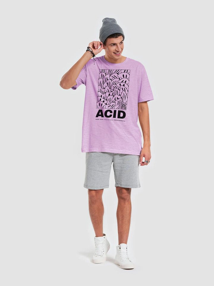 ACID Techno // House Tee Black Print product image (2)