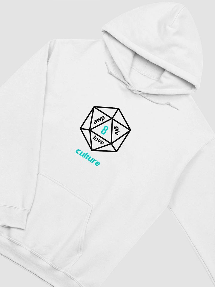 nymph gloveworks white hoodie product image (2)