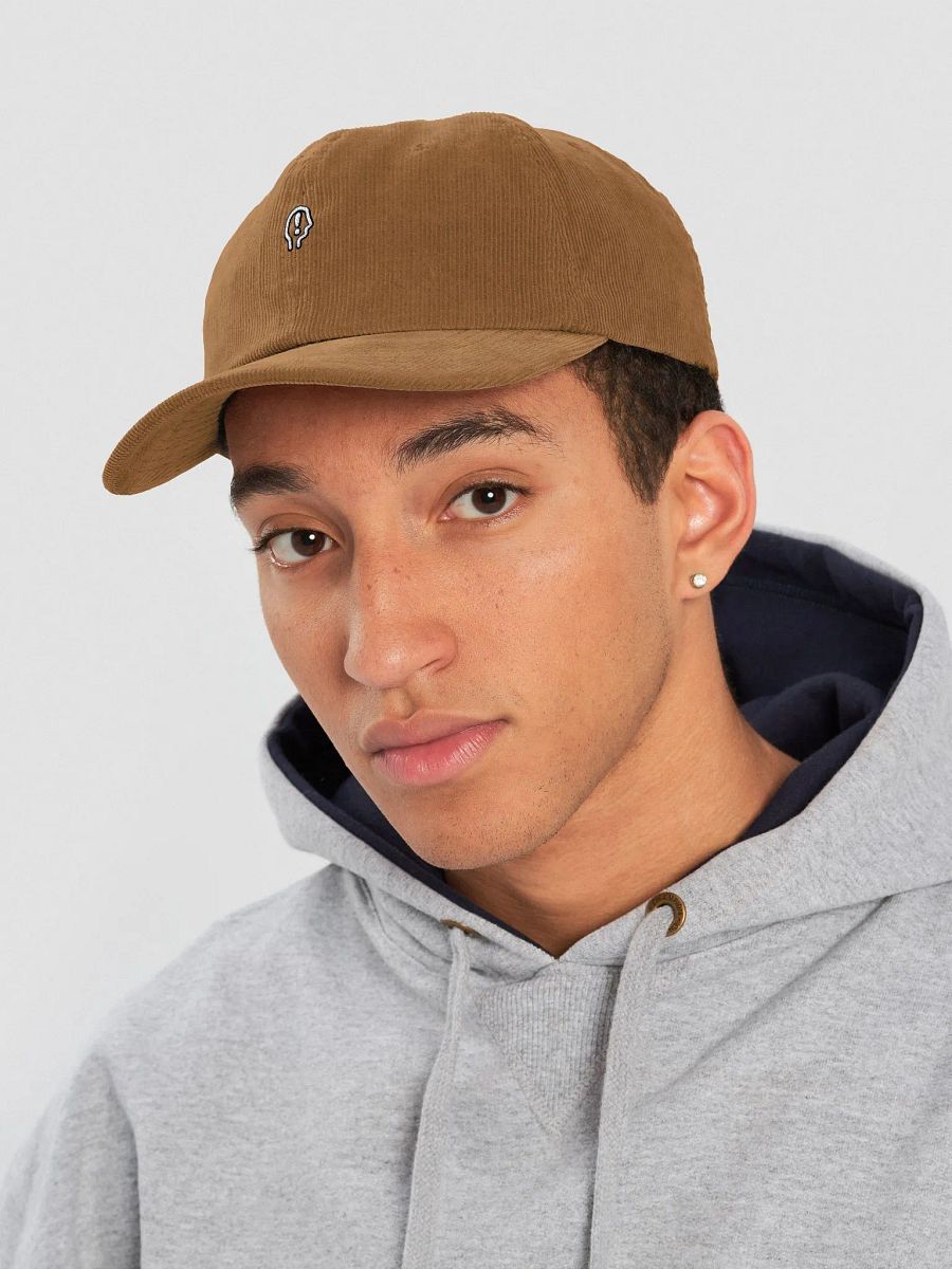 EXCLAIMING MENTALLY (sm. bubble design 2) embroidered cord hat product image (6)
