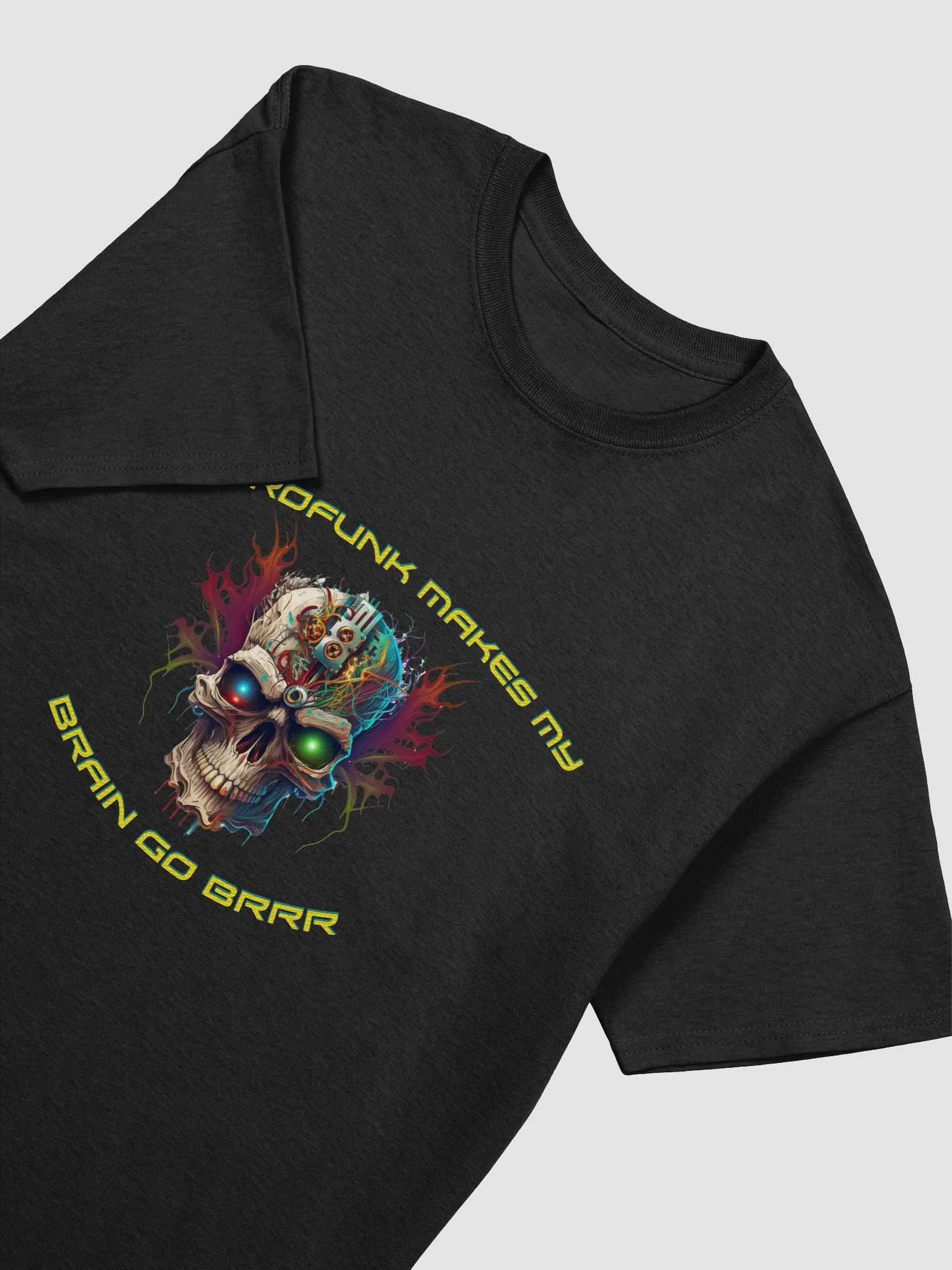 Neurofunk Makes My Brain Go Brrr | Gildan Heavyweight T-Shirt product image (2)