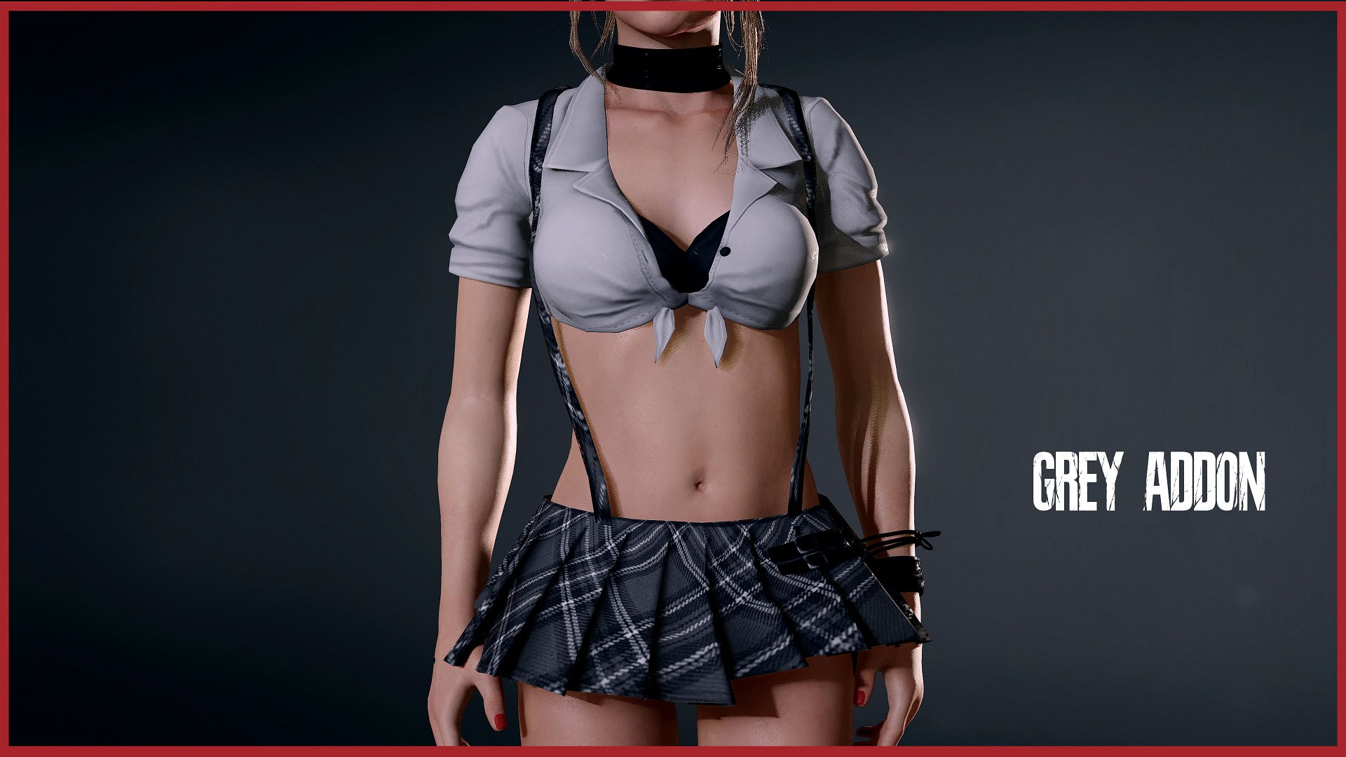 Resident Evil 2 Remake: SB School Girl 2 Mod product image (4)