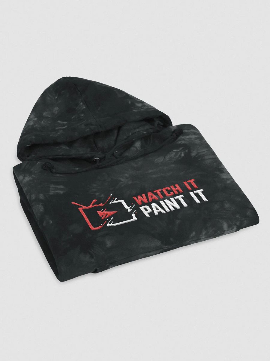 Red/White Champion Tye Die Hoodie product image (4)