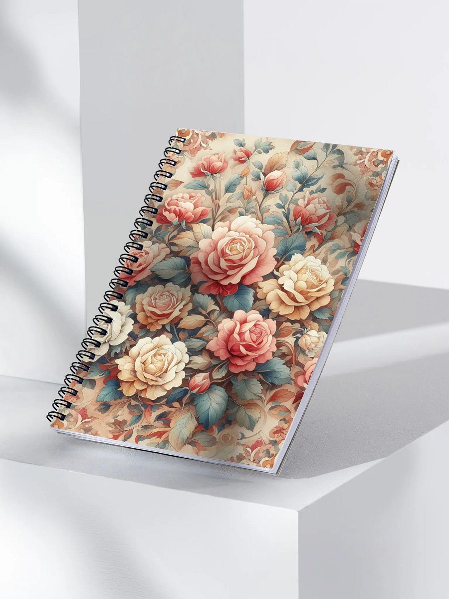 Royal Floral Spiral Notebook product image (3)