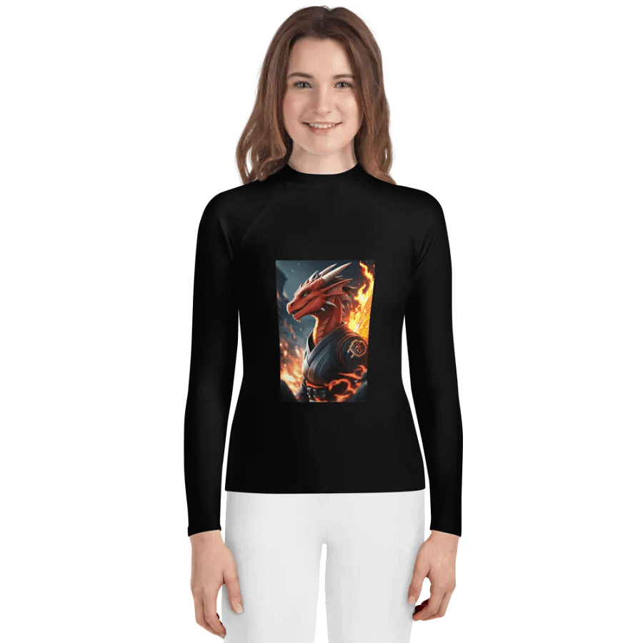 Dragonfire Youth Rash Guard product image (1)