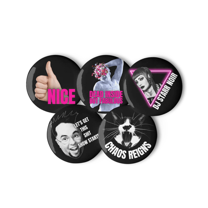 DJ Starr Noir & Co Pin Set product image (2)
