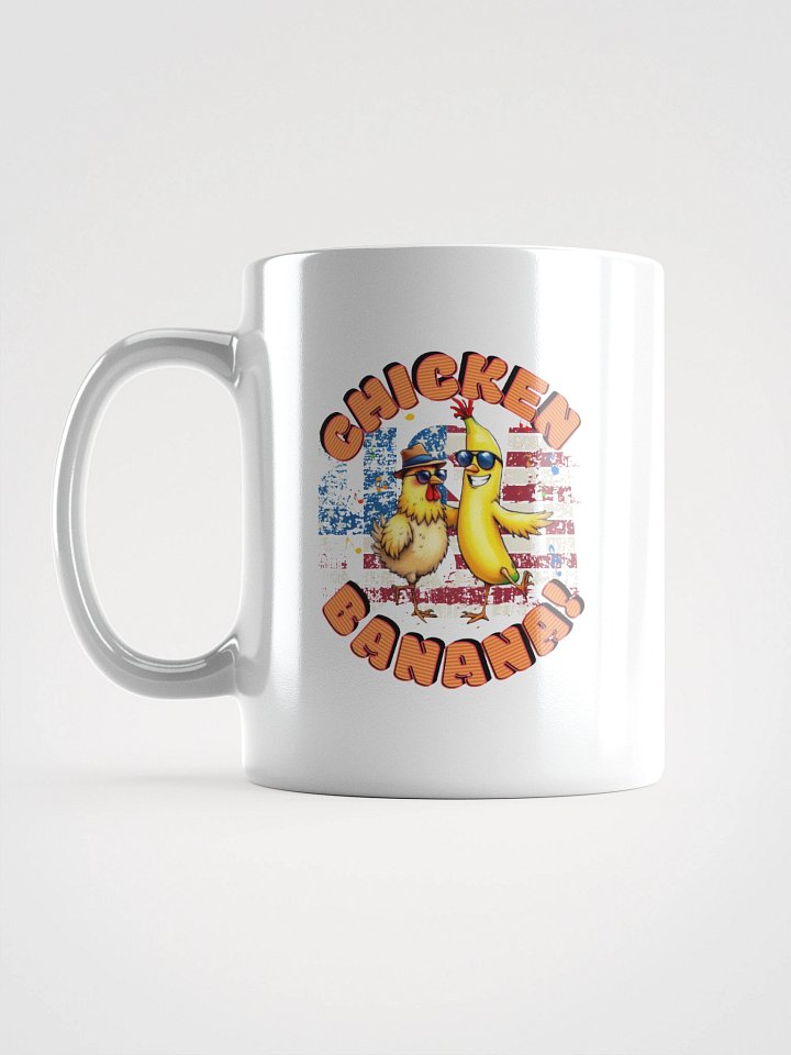 Chicken Banana USA Flag Sunglasses Mug product image (1)