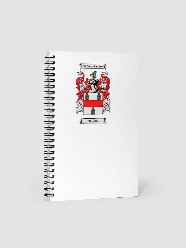Jennings Family Crest - Notebook product image (1)