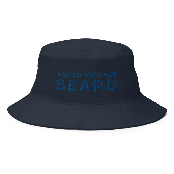 Nacho Average Beard Navy Bucket Hat (Royal Embroidery) product image (1)