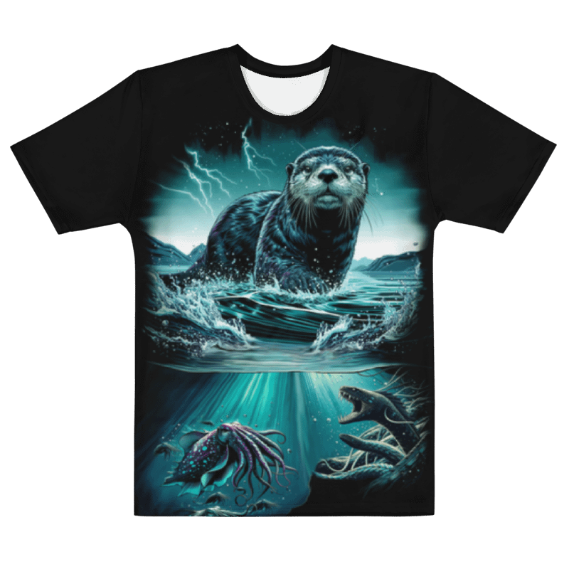 All over print Otter world T-shirt product image (1)