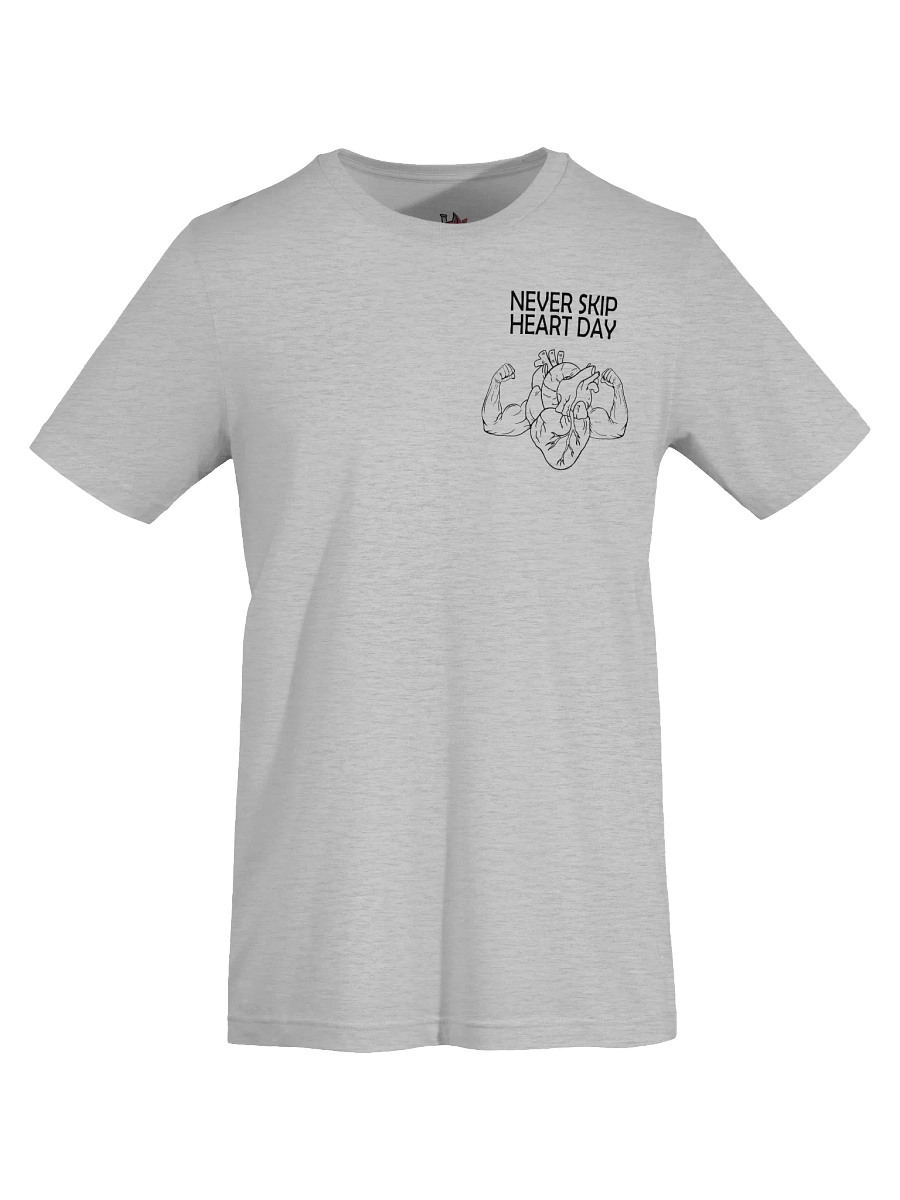 Never Skip Heart Day Unisex T-Shirt (black print) product image (27)