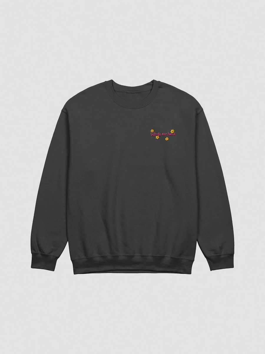 Words Embroidered Sweatshirt product image (1)