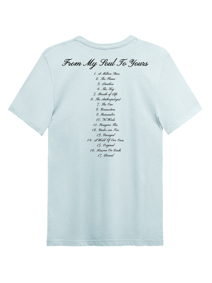 "From my soul to yours" tee (Light Blue) product image (2)
