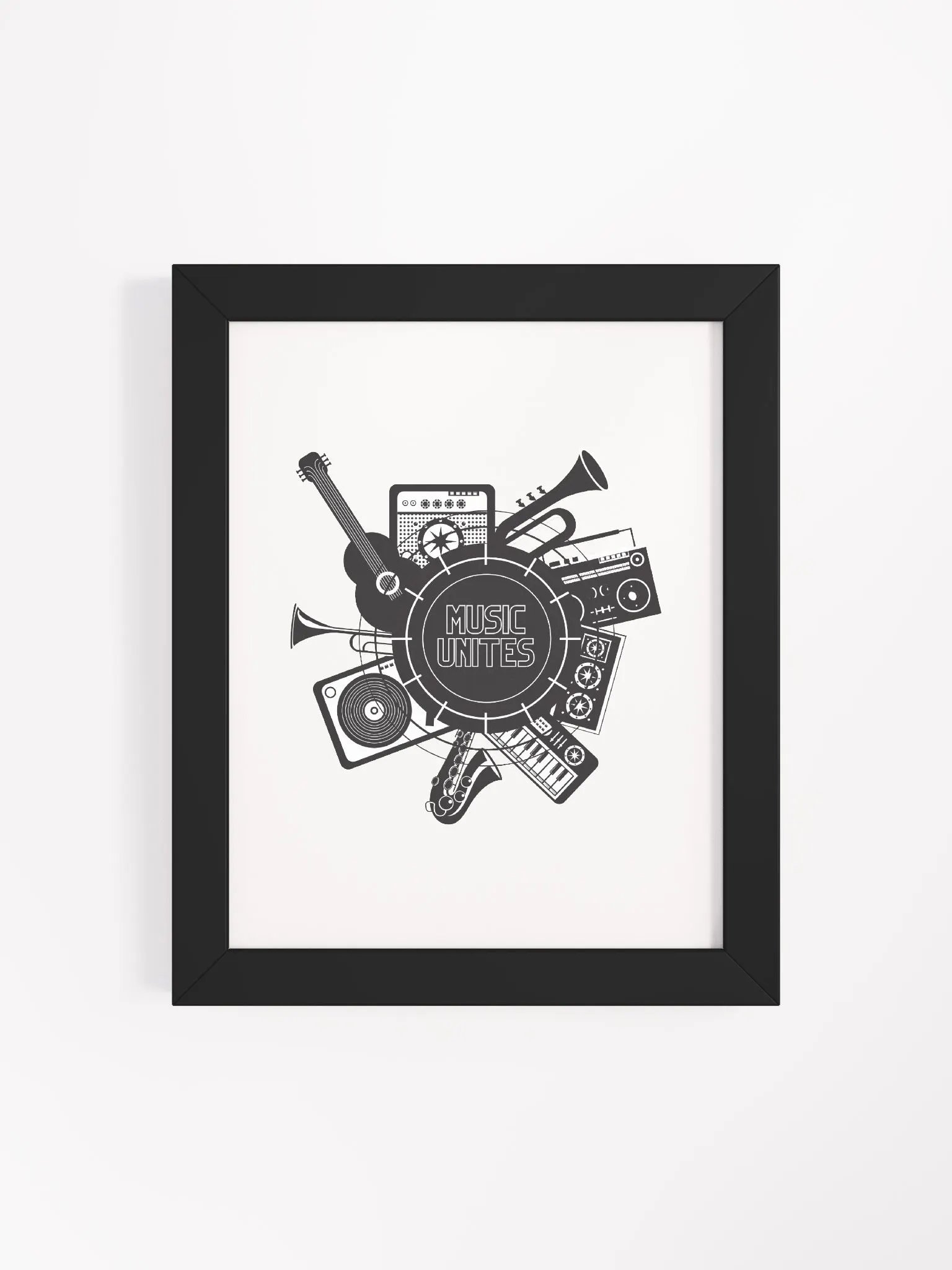 Music Unites Framed Print product image (54)