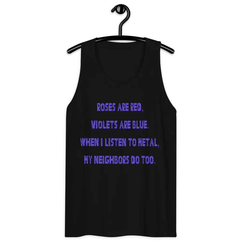Roses Are Metal Tank Top product image (23)
