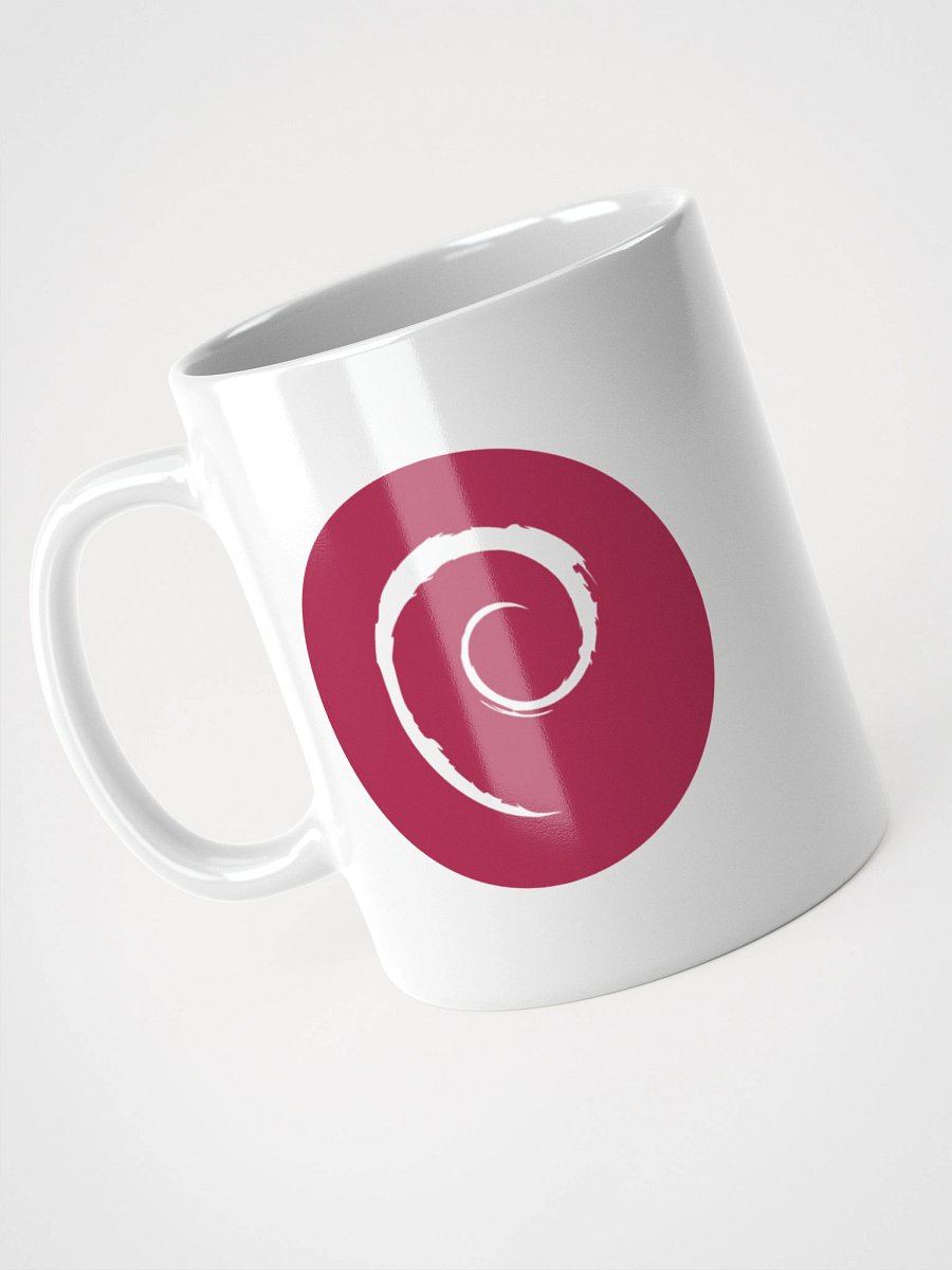 White Mug - Debian product image (3)