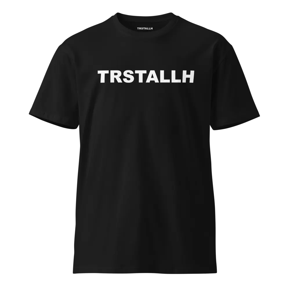 TRSTALLH Black T-Shirt product image (1)