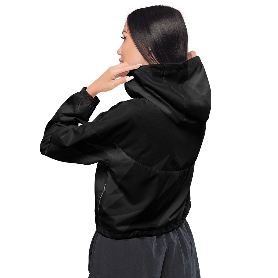 Cortavientos corto para mujer con estampado integral | Fe que da vida product image (4)