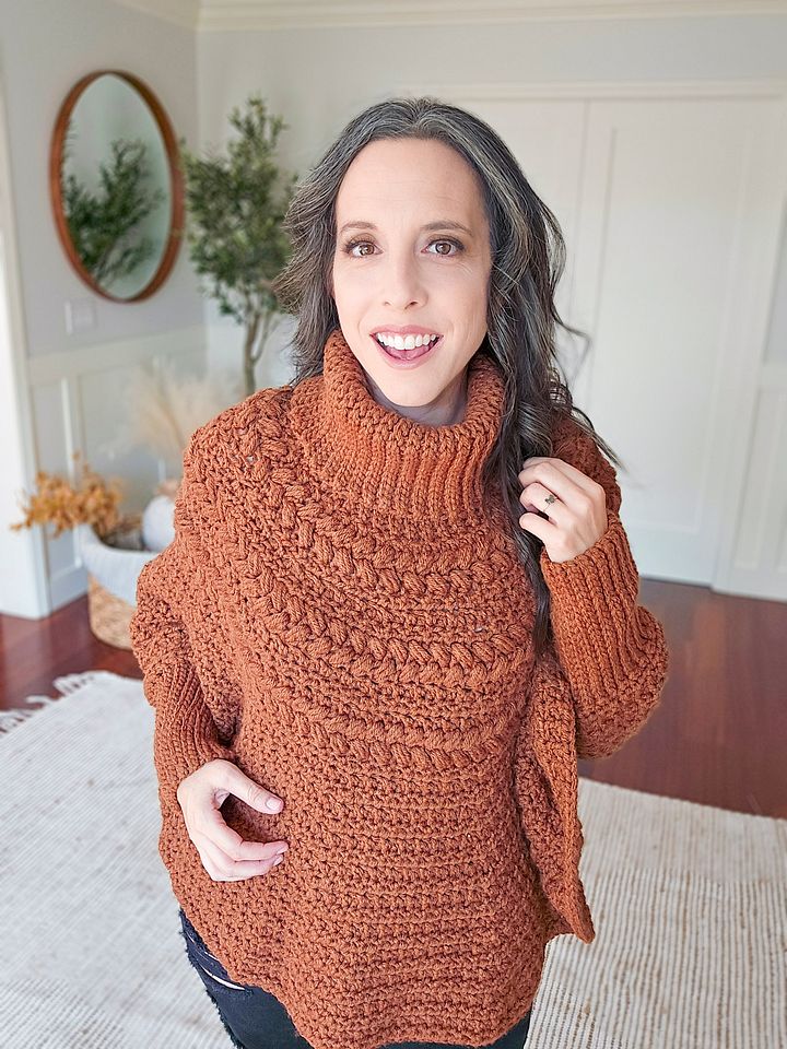 Macchiato Crochet Poncho Pattern (5 Sizes) product image (1)