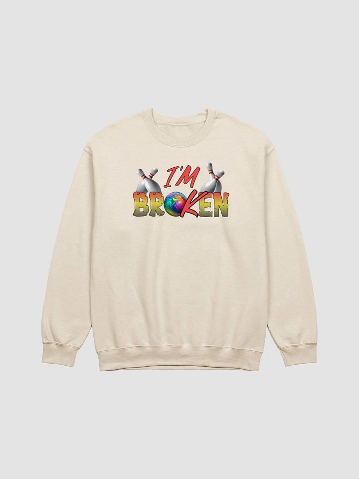 Im Broken Im Ok Bowling Unisex Crewneck Sweatshirt product image (19)