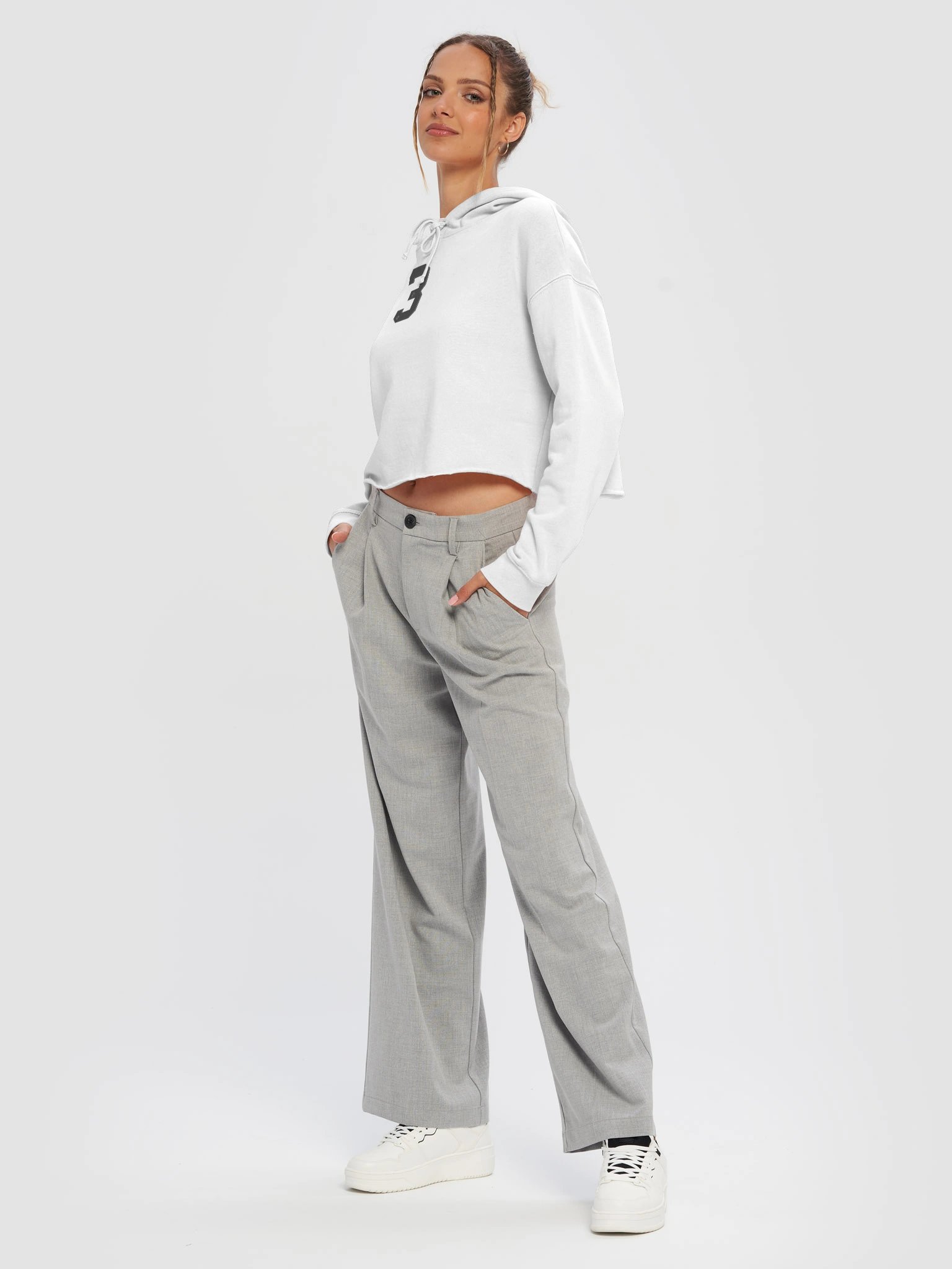 Three Year Silver Crop Hoodie product image (31)