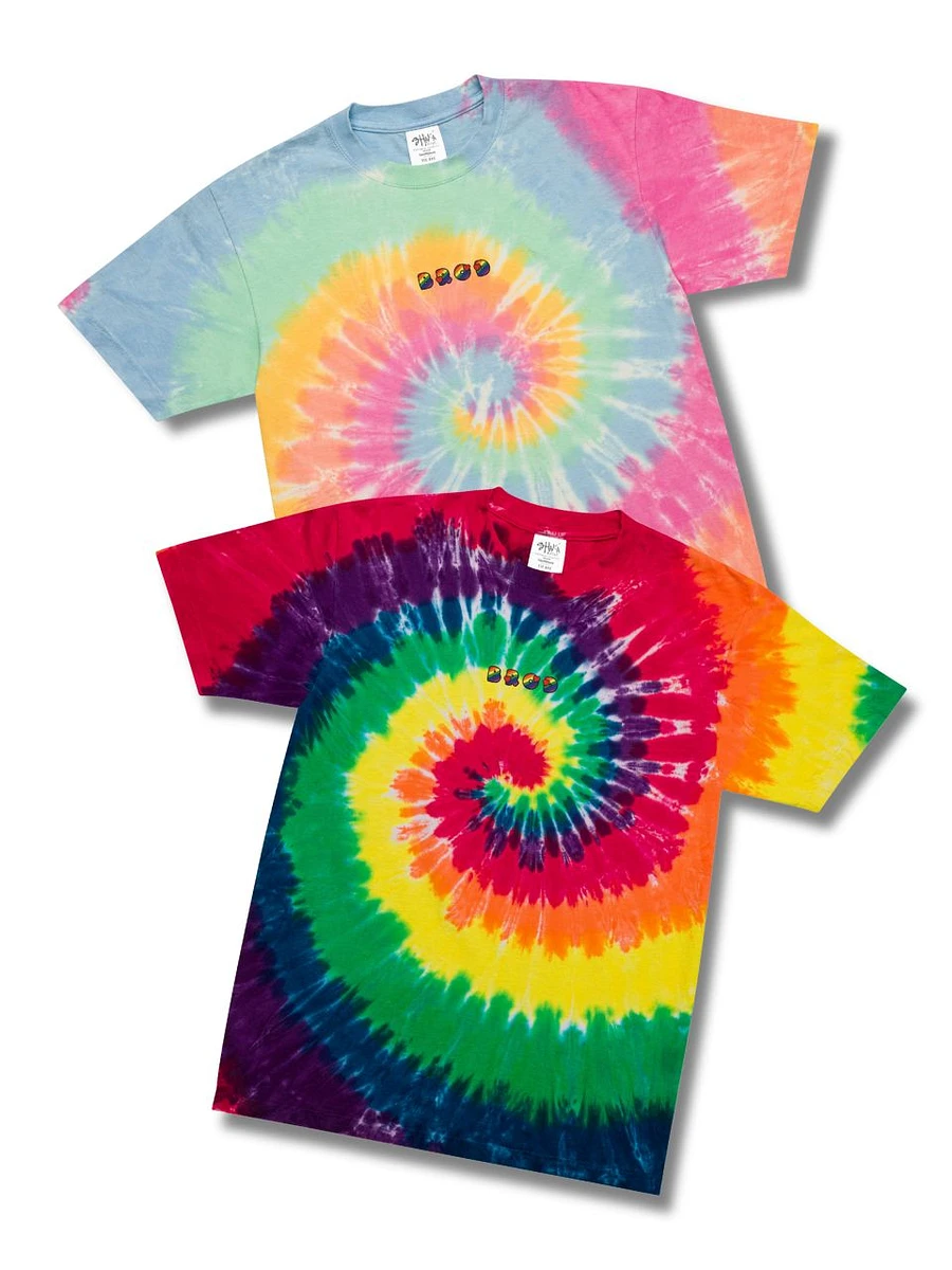 Bród Meaning Pride - Tie-Dye Embroidered Irish / Gaeilge / Gaelic T-shirt for PRIDE 🏳️‍🌈 product image (1)