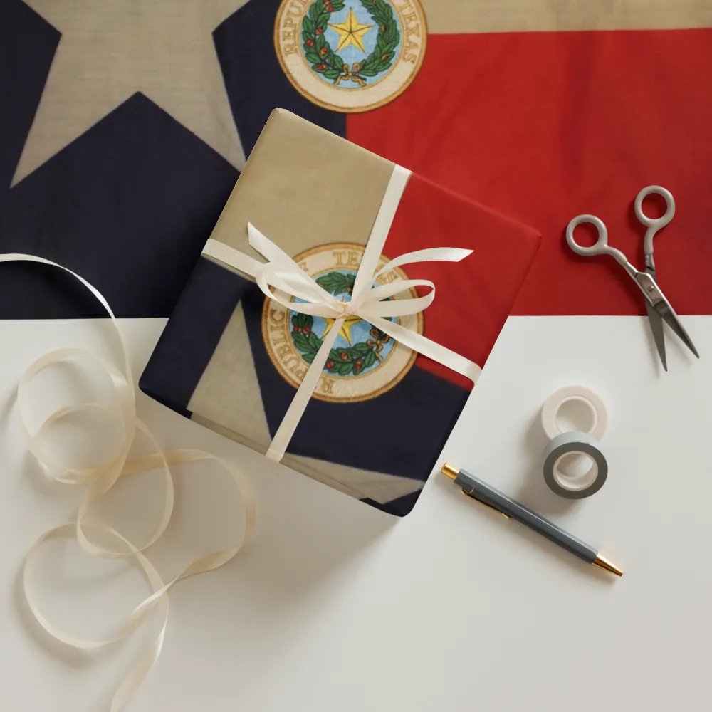 "Texas" Wrapping Paper product image (1)