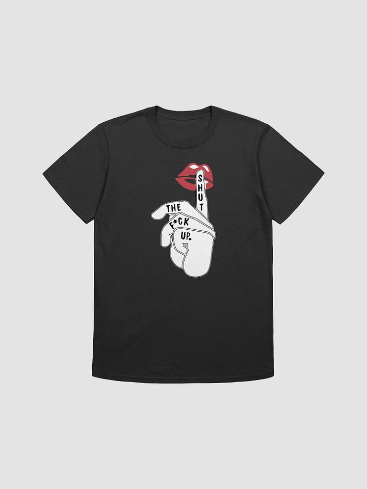 Shush Gesture Lips Unisex Tee product image (1)