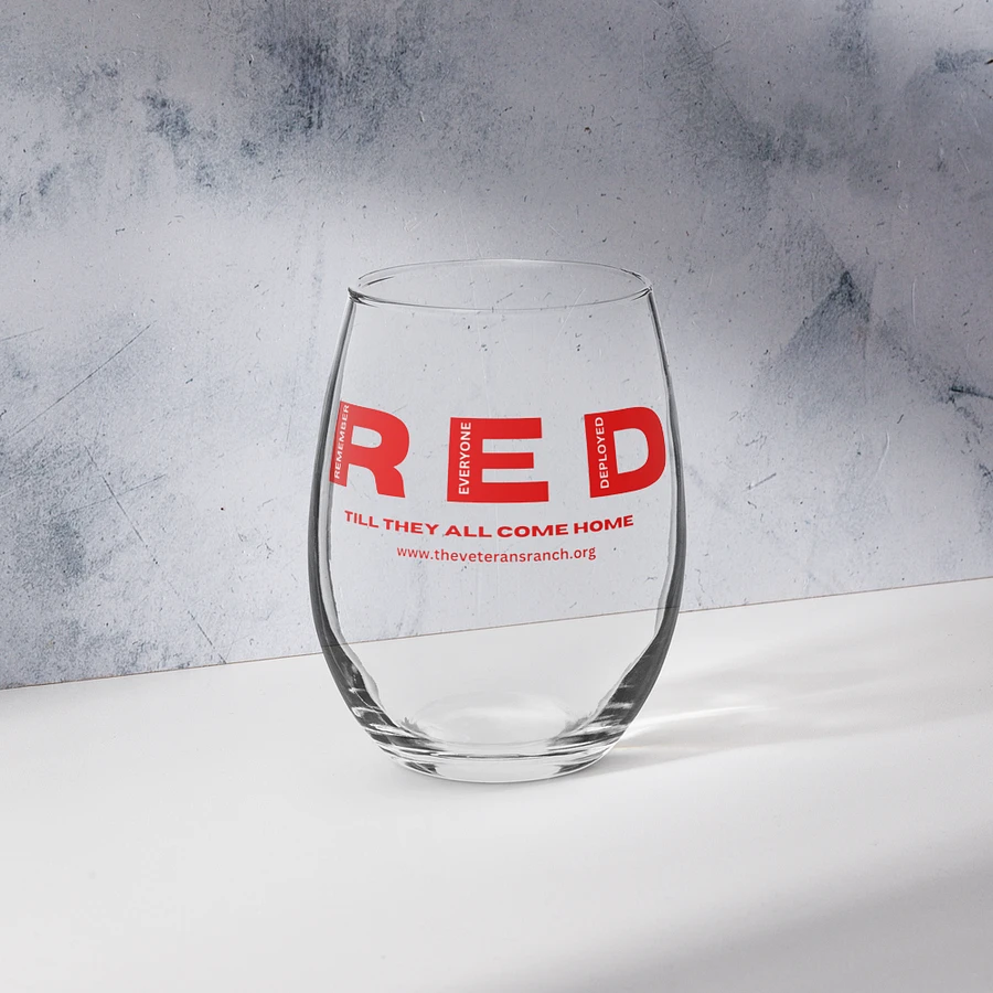 Remember Everyone Deployed Stemless Wine Glass product image (16)