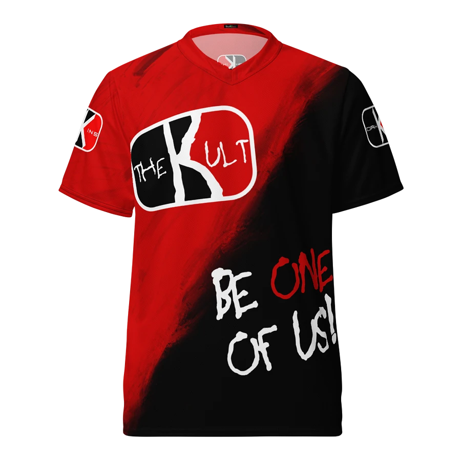 The KULT Red Brush Jersey Alt Sleeves product image (4)