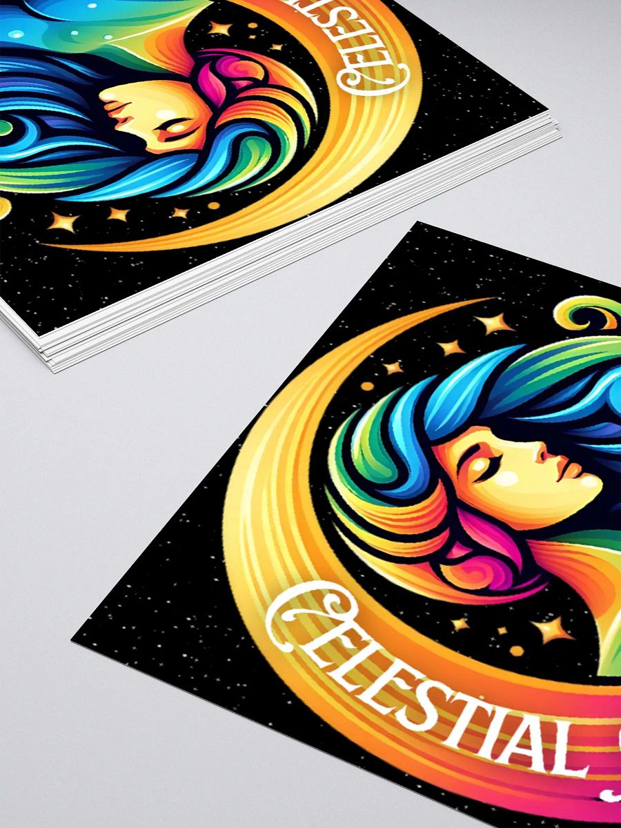 Celestial Crescent Moon Stickers product image (4)