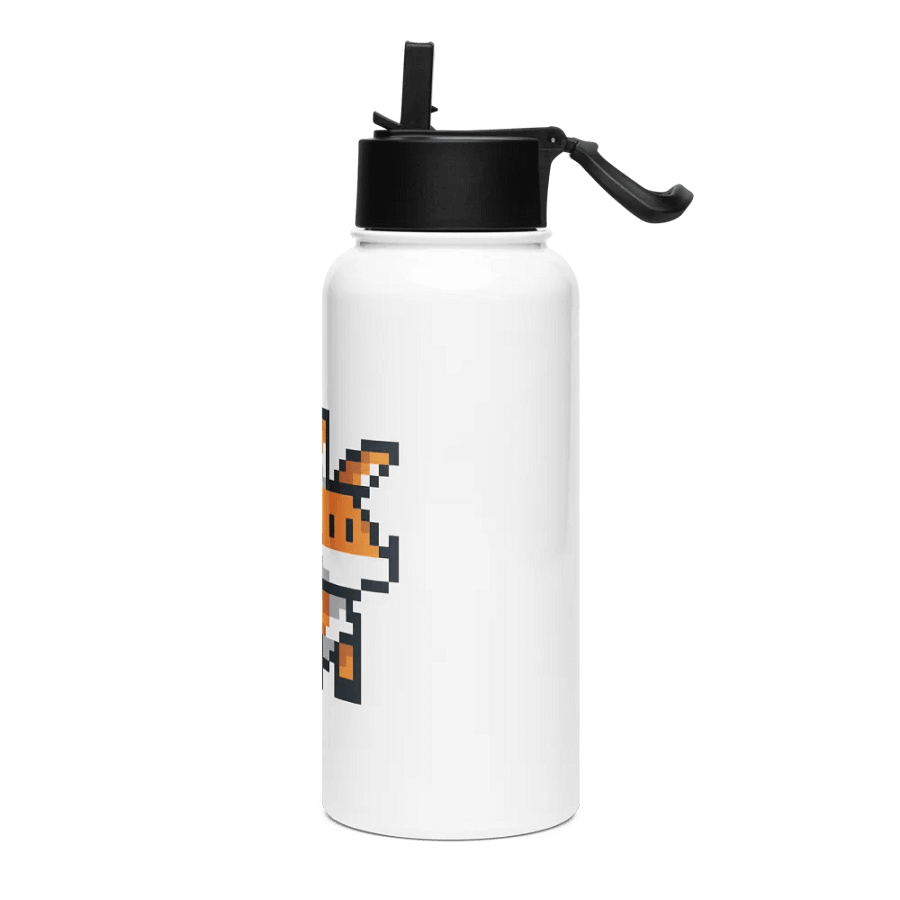 Fox Pixel Art Stainless Steel Water Bottle product image (3)