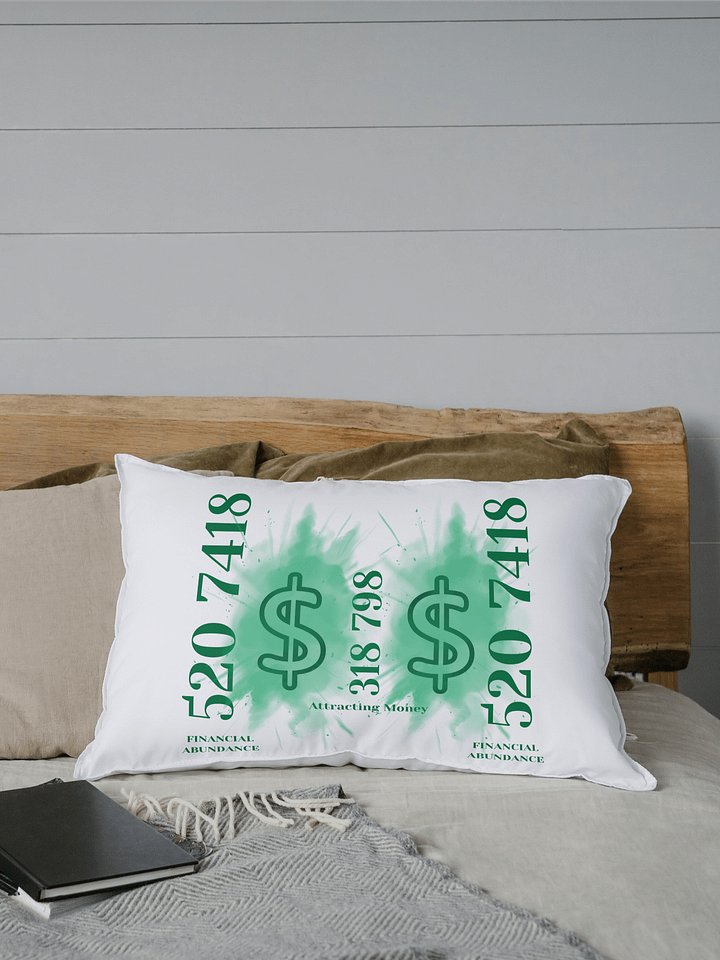 Wealth & Abundance Affirmation Pillowcase product image (1)