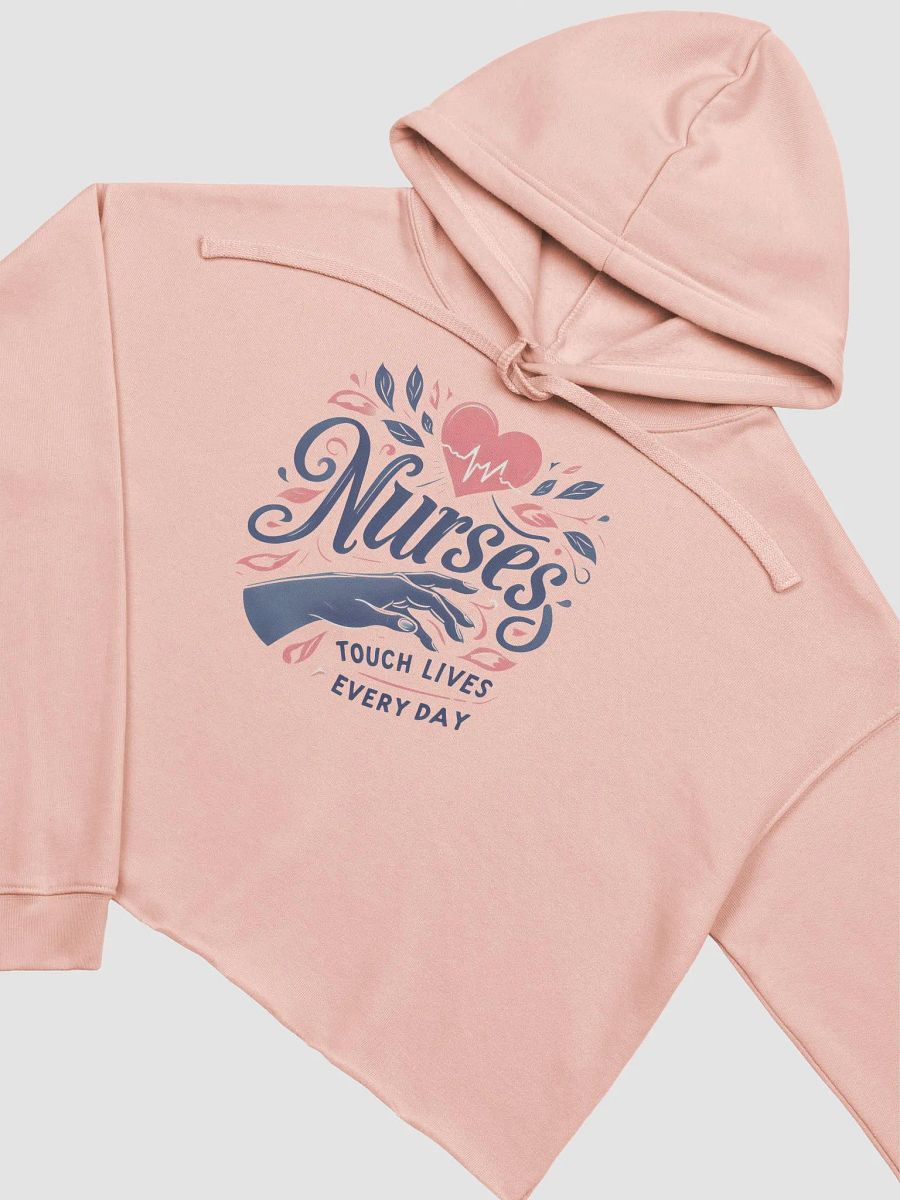 Nurse's Heartfelt Crop Hoodie product image (6)