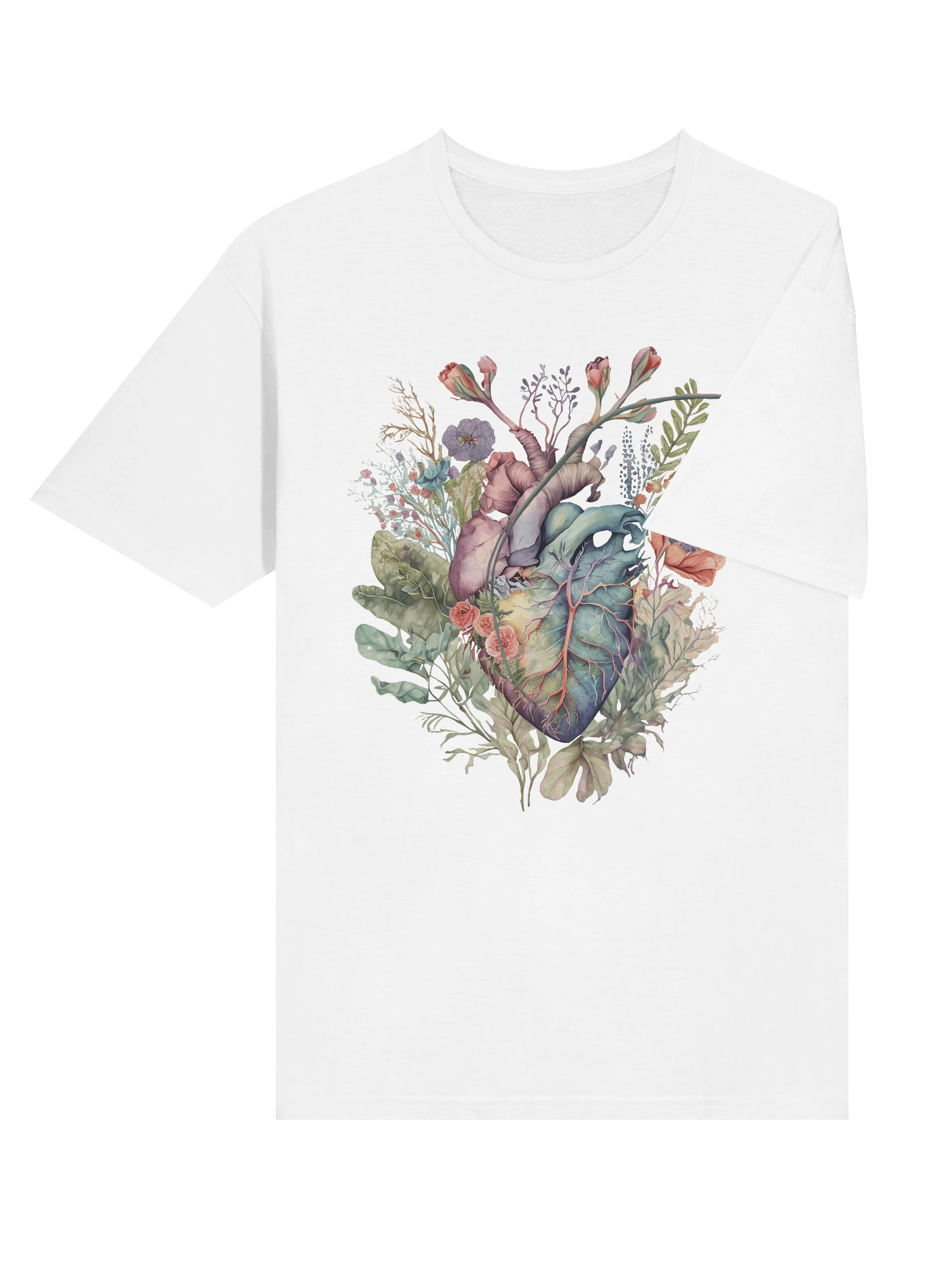 Botanical Anatomy Heart with a Pacemaker – Watercolor Illustration product image (4)