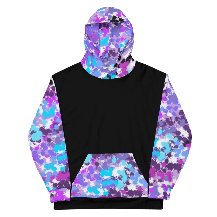 Purple And Black Splotch Hoodie product image (12)