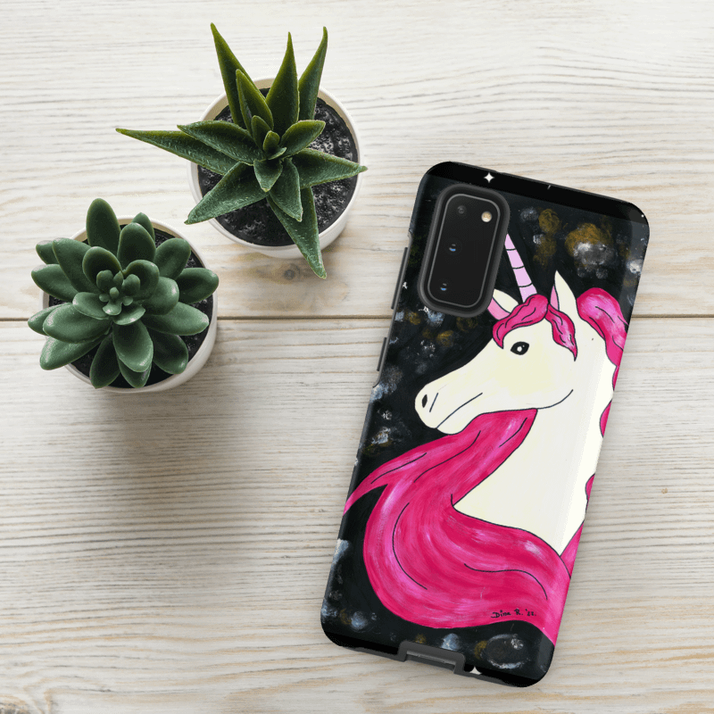 Unicorn (art by Dina R.) acrylic painting picture - Tough Case for Samsung product image (25)
