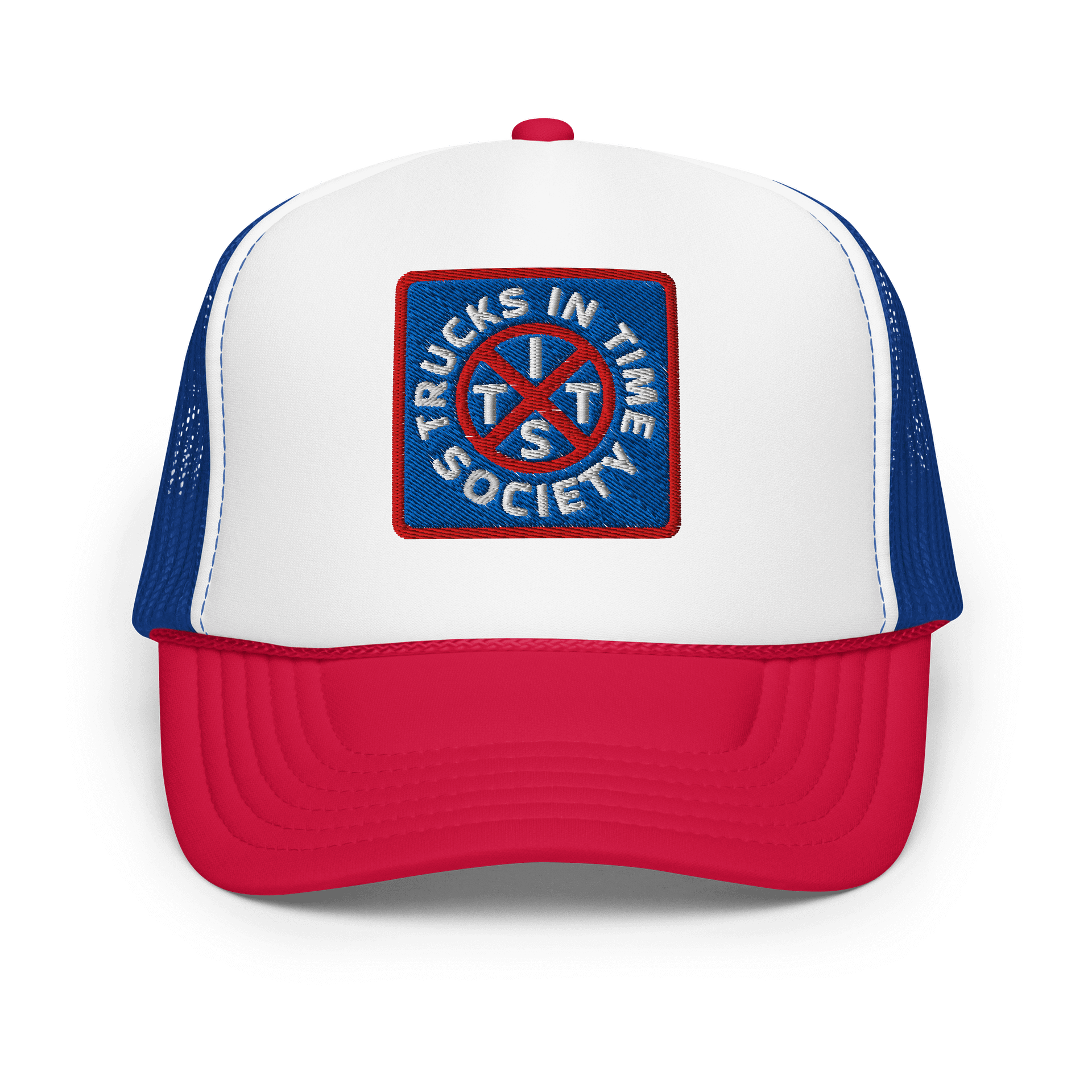 Retro Foam RWB Patch Trucker Hat product image (1)
