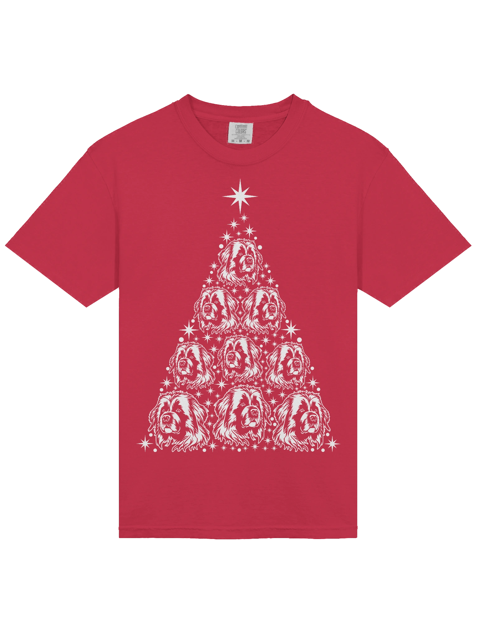 Leonberger Christmas Tree T-Shirt product image (5)