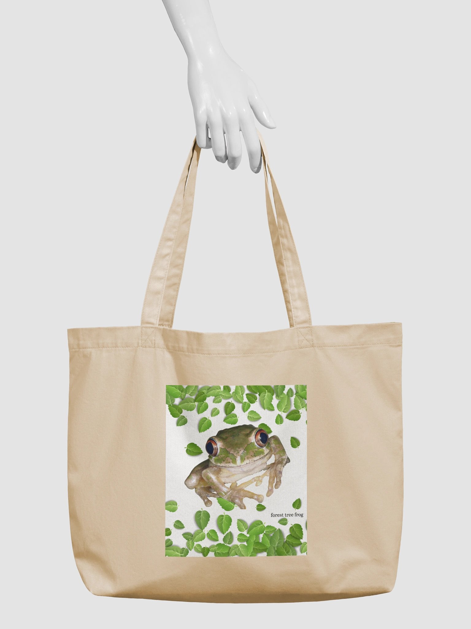 Mom and Baby Set-Forest Tree Froggie-Econscious Eco-Friendly Tote Bag product image (7)