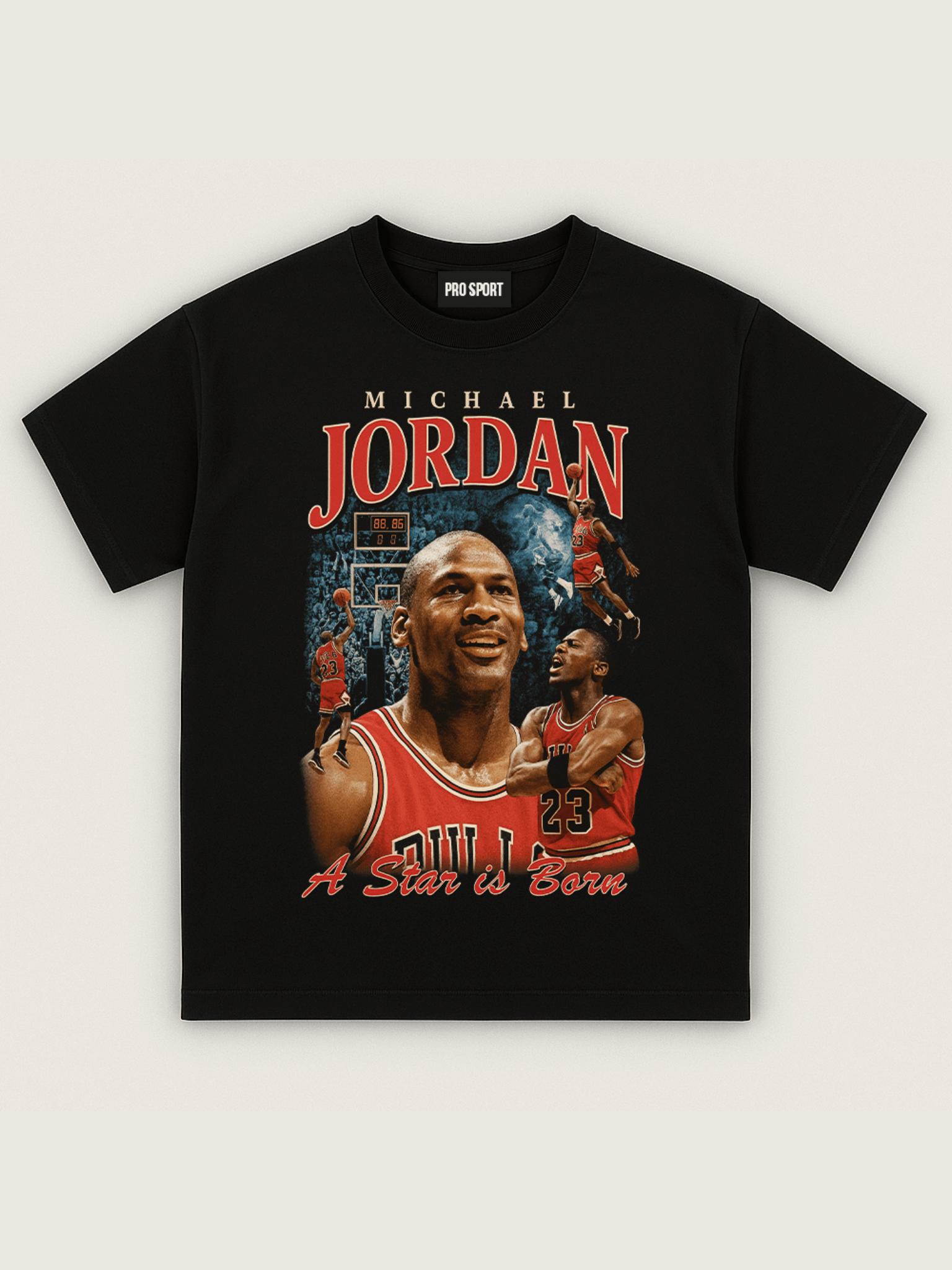 MICHEAL JORDAN "A STAR IS BORN" GRAPHIC T-SHIRT product image (1)