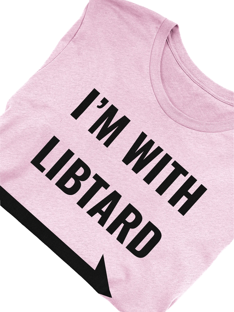 I'm with Libtard T-shirt (reverse arrow) product image (5)