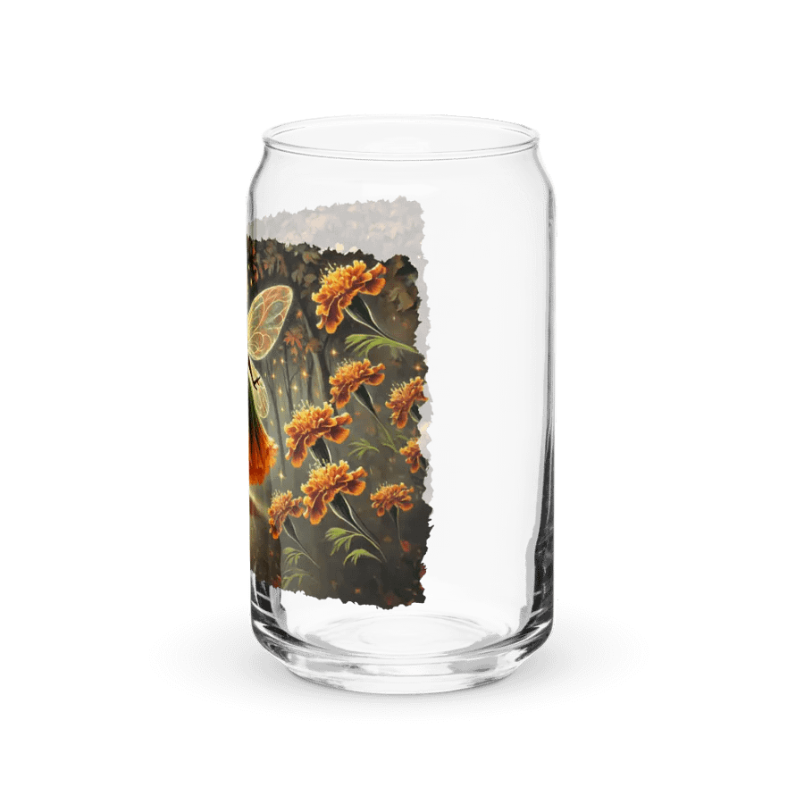 Enchanted Marigold Fairy Glass with Optional Lid and Straw product image (39)