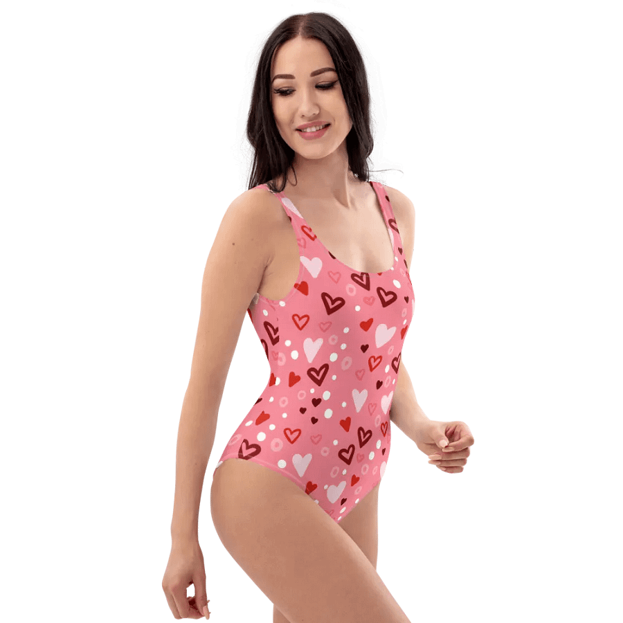 Heart Print Swimsuit product image (6)